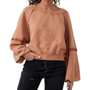 Free people Sweet Deets sweatshirt